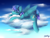 Size: 3930x3000 | Tagged: safe, artist:sparklyon3, oc, pegasus, pony, rcf community, cloud, gift art, high res, outdoors, signature, sky