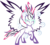 Size: 3339x3000 | Tagged: safe, alternate version, artist:up1ter, sci-twi, twilight sparkle, alicorn, pony, equestria girls, g4, elements of harmony, equestria girls ponified, female, high res, lineart, midnight sparkle, ponified, raised hoof, simple background, solo, transparent background