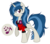 Size: 1024x908 | Tagged: safe, artist:mintoria, oc, oc only, pony, unicorn, clothes, female, headphones, magical lesbian spawn, mare, offspring, parent:octavia melody, parent:vinyl scratch, parents:scratchtavia, shirt, simple background, solo, transparent background