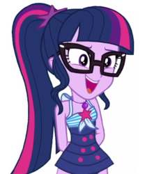 Size: 1536x1846 | Tagged: safe, edit, edited screencap, editor:lonely fanboy48, screencap, sci-twi, twilight sparkle, equestria girls, equestria girls series, forgotten friendship, friendship math, g4, adorkable, arm behind back, background removed, bare shoulders, clothes, cute, dork, female, geode of telekinesis, glasses, not a vector, one-piece swimsuit, open mouth, ponytail, sci-twi swimsuit, simple background, sleeveless, solo, swimsuit, transparent background, twiabetes