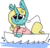 Size: 476x461 | Tagged: safe, artist:nootaz, oc, oc only, oc:seafoam breeze, pony, commission, heart eyes, simple background, solo, transparent background, wingding eyes