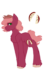 Size: 1024x1536 | Tagged: safe, artist:helianas, oc, oc only, oc:melrose, earth pony, pony, cowboy hat, female, hat, mare, offspring, parent:big macintosh, parent:cheerilee, parents:cheerimac, simple background, solo, stetson, unshorn fetlocks, white background