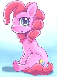 Size: 320x427 | Tagged: safe, artist:nohhh_thank_you, pinkie pie, earth pony, pony, g4, female, looking at you, mare, solo