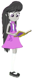 Size: 173x415 | Tagged: safe, edit, edited screencap, editor:ponyfan228, screencap, octavia melody, equestria girls, equestria girls specials, g4, my little pony equestria girls: better together, my little pony equestria girls: forgotten friendship, background removed, book, clothes, female, mary janes, shoes, simple background, skirt, socks, solo, transparent background