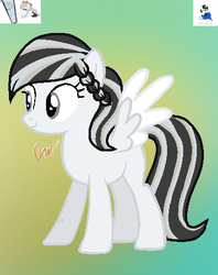 Size: 369x467 | Tagged: safe, artist:grimm821525, oc, oc only, oc:white velvet, pegasus, pony, base used, female, gradient background, mare, solo, two toned wings