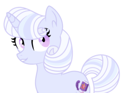Size: 1408x1052 | Tagged: safe, artist:amberclarity, oc, oc only, oc:clarissa crystal, pony, unicorn, female, magical lesbian spawn, mare, offspring, parent:rarity, parent:twilight sparkle, parents:rarilight, simple background, solo, transparent background