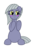 Size: 3600x5100 | Tagged: safe, artist:fascismnotincluded, limestone pie, earth pony, pony, g4, absurd resolution, blushing, female, personality swap, simple background, sitting, solo, transparent background, underhoof, vector