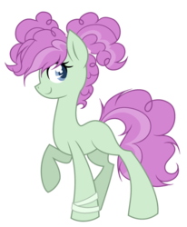 Size: 1024x1245 | Tagged: safe, artist:mintoria, oc, oc only, earth pony, pony, female, mare, raised hoof, simple background, solo, transparent background