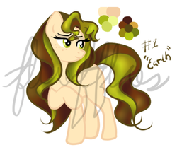 Size: 485x417 | Tagged: safe, artist:flufflesauce, artist:mayrinmewmew, oc, oc only, earth pony, pony, adoptable, female, for sale, simple background, solo, white background