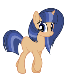 Size: 1676x1860 | Tagged: dead source, safe, artist:galaxynightyt, oc, oc only, oc:darling sentry, pony, unicorn, female, mare, offspring, parent:flash sentry, parent:twilight sparkle, parents:flashlight, simple background, solo, transparent background