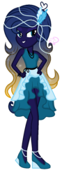 Size: 474x1193 | Tagged: safe, artist:101xsplattyx101, oc, oc only, oc:moonrise star, equestria girls, g4, clothes, dress, female, simple background, solo, transparent background