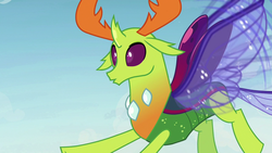Size: 1280x720 | Tagged: safe, screencap, thorax, changedling, changeling, g4, to change a changeling, cute, king thorax, male, realization, solo, thorabetes