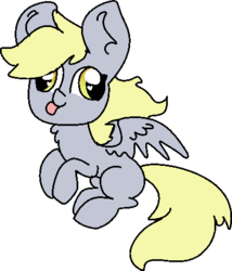 Size: 394x461 | Tagged: safe, artist:nootaz, derpy hooves, pegasus, pony, g4, female, heart eyes, mare, simple background, solo, tongue out, transparent background, wingding eyes