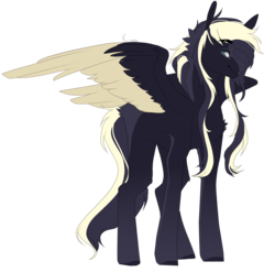 Size: 1524x1503 | Tagged: safe, artist:skimea, oc, oc only, oc:zephyrus, pegasus, pony, male, simple background, solo, stallion, transparent background, two toned wings