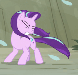 Size: 421x405 | Tagged: safe, screencap, starlight glimmer, pony, unicorn, g4, season 7, to change a changeling, animated, cropped, eyes closed, female, mare, solo