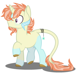 Size: 1229x1189 | Tagged: safe, artist:nightmarye, discord, oc, oc only, pony, unicorn, magical gay spawn, male, offspring, parent:sunburst, simple background, solo, stallion, transparent background