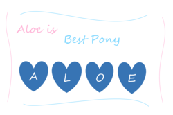 Size: 4256x2832 | Tagged: safe, aloe, g4, best pony, blue, heart, no pony, pink