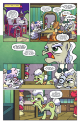 Size: 854x1313 | Tagged: safe, artist:agnesgarbowska, idw, apple bloom, applejack, big macintosh, chelsea porcelain, geri, granny smith, mr. waddle, pearly stitch, scootaloo, sweetie belle, g4, ponyville mysteries, spoiler:comic, spoiler:comicponyvillemysteries3