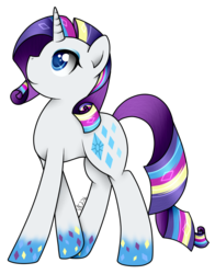 Size: 782x1000 | Tagged: safe, artist:cinnamonaurora, rarity, pony, unicorn, g4, female, mare, rainbow power, simple background, solo, transparent background