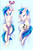 Size: 960x1440 | Tagged: safe, artist:dogi-crimson, artist:sky-railroad, dj pon-3, vinyl scratch, pony, unicorn, g4, body pillow, body pillow design, butt, chest fluff, female, frog (hoof), lightly watermarked, looking at you, plot, sleeping, smiling, solo, underhoof, watermark