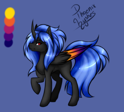Size: 2000x1800 | Tagged: safe, artist:phoenixnyshes, oc, oc only, oc:phoenix nyshes, alicorn, pony, colored wings, female, mare, multicolored wings, reference sheet, solo