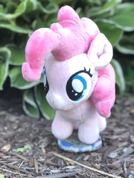 Size: 3024x4032 | Tagged: safe, artist:sen5, pinkie pie, earth pony, pony, g4, chibi, cute, female, irl, mare, photo, plushie, solo