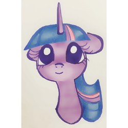 Size: 1621x1621 | Tagged: safe, artist:frootytoots, twilight sparkle, pony, g4, bust, cute, female, mare, solo