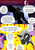 Size: 750x1066 | Tagged: safe, artist:somberjade, twilight sparkle, oc, oc:fallenlight, alicorn, pony, comic:curse and madness, g4, armor, disembodied torso, evil smile, fangs, female, galaxy, grin, helmet, mare, mlpcam, open mouth, planet, smiling, stars, universe