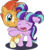 Size: 2496x2831 | Tagged: safe, artist:raftclan, starlight glimmer, sunburst, pony, unicorn, g4, colt, crying, female, filly, filly starlight glimmer, foal, high res, male, pigtails, simple background, transparent background, younger