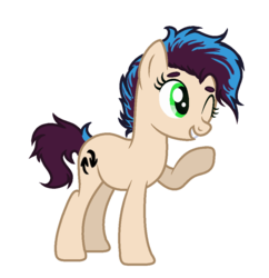Size: 921x953 | Tagged: safe, artist:spectrumnightyt, oc, oc only, oc:taylor, earth pony, pony, base used, female, mare, one eye closed, simple background, solo, transparent background, wink