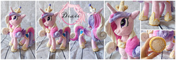 Size: 5102x1753 | Tagged: safe, artist:dixierarity, princess cadance, alicorn, pony, g4, candy, female, food, forsale, hair, handmade, hoof shoes, irl, photo, plushie, princess