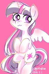 Size: 500x750 | Tagged: safe, artist:oofycolorful, twilight sparkle, alicorn, pony, g4, female, mare, simple background, solo, twilight sparkle (alicorn)
