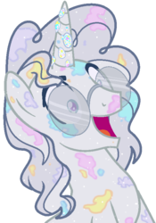 Size: 532x758 | Tagged: safe, artist:babyroxasman, oc, oc only, oc:opalized thoughts, pony, base used, gem, glasses, simple background, solo, transparent background