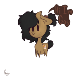 Size: 3000x3000 | Tagged: safe, artist:claudearts, oc, oc only, oc:sketcher, pony, chibi, cutie mark, ear fluff, freckles, high res, male, signature, simple background, solo, transparent background