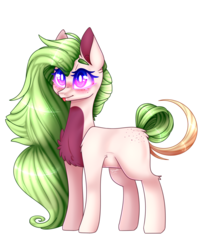 Size: 1819x2133 | Tagged: safe, artist:honeybbear, oc, oc only, earth pony, pony, :p, female, mare, silly, simple background, solo, tongue out, transparent background