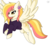 Size: 2412x2160 | Tagged: safe, artist:drarkusss0, oc, oc only, oc:sunset calendula, pegasus, pony, clothes, commission, female, flying, high res, hoodie, necklace, simple background, solo, spread wings, transparent background, wings