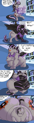 Size: 1000x3600 | Tagged: safe, artist:mad'n evil, oc, oc:magna-save, diamond dog, dragon, griffon, belly, blob, book, chubby, diamond dogified, dragonified, fat, female, griffonized, huge butt, impossibly large belly, impossibly large butt, large butt, magic, morbidly obese, obese, species swap, spell, transformation, weight gain