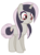 Size: 631x845 | Tagged: safe, artist:ipandacakes, oc, oc only, oc:toffee, oc:topsy turvy, hybrid, pony, unicorn, disguise, female, interspecies offspring, mare, offspring, parent:discord, parent:princess celestia, parents:dislestia, simple background, solo, transparent background, watermark