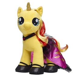 Size: 600x600 | Tagged: safe, sunset shimmer, pony, unicorn, g4, build-a-bear, cape, clothes, irl, merchandise, photo, plushie, shoes, solo