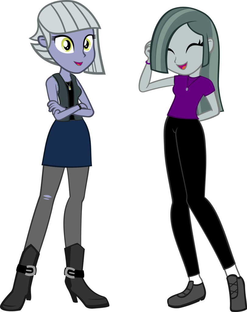 1771280 - artist:ironm17, boots, clothes, cute, duo, duo female, equestria  girls, equestria girls-ified, female, high heel boots, limestone pie,  marble pie, moe, pants, pantyhose, pie sisters, ripped pantyhose, safe,  shirt, shoes, siblings,