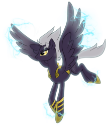 Size: 1024x1191 | Tagged: safe, artist:lostinthetrees, oc, oc only, pegasus, pony, electricity, female, mare, simple background, solo, transparent background