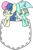 Size: 721x1107 | Tagged: dead source, safe, artist:typhwosion, bon bon, lyra heartstrings, sweetie drops, earth pony, pony, unicorn, g4, duo, female, mare, pocket, pocket pony, simple background, smiling, transparent background