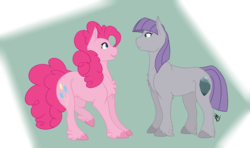 Size: 4417x2609 | Tagged: safe, artist:ratrieve, maud pie, pinkie pie, earth pony, pony, g4, cutie mark, female, mare, open mouth, pie sisters, siblings, simple background, sisters, smiling, transparent background