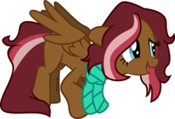 Size: 1795x1224 | Tagged: safe, artist:ponkus, oc, oc only, oc:toastedwaffles, pegasus, pony, base used, blue eyes, clothes, cute, female, folded wings, mare, original base, scarf, show accurate, simple background, solo, transparent background