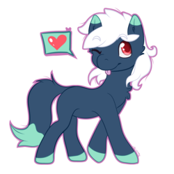 Size: 4000x4000 | Tagged: safe, artist:xavier, oc, oc only, oc:xavier, pony, :p, colt, cute, heart, male, one eye closed, shirtproject, silly, simple background, solo, tongue out, transparent background, wink