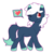 Size: 4000x4000 | Tagged: safe, artist:xavier, oc, oc only, oc:xavier, pony, :p, colt, cute, heart, male, one eye closed, shirtproject, silly, simple background, solo, tongue out, transparent background, wink
