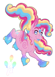 Size: 2600x3600 | Tagged: safe, artist:jackiebloom, pinkie pie, earth pony, pony, g4, coat markings, colored fetlocks, female, high res, mare, open mouth, rainbow power, realistic horse legs, simple background, solo, swirly markings, transparent background, unshorn fetlocks
