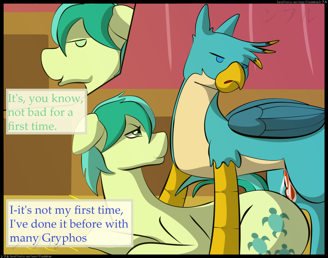 <b>pony</b>, griffon, <b>pony</b>, <b>comic</b>:boring days, g4, afterglow, aftersex, anal, anus...