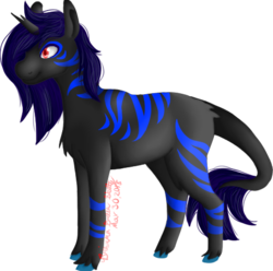 Size: 495x492 | Tagged: safe, oc, oc only, oc:crow, pony, unicorn, zebra, zebracorn, digital art, female, mare, simple background, solo, transparent background