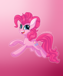 Size: 5000x6000 | Tagged: safe, artist:lavenderheartsmlp, pinkie pie, earth pony, pony, g4, absurd resolution, female, gradient background, mare, smiling